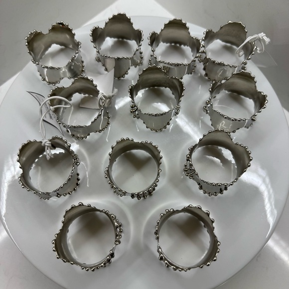 Saro Lifestyle Classic Design Napkin Rings, model NR700 (set of 12) - Picture 2 of 6